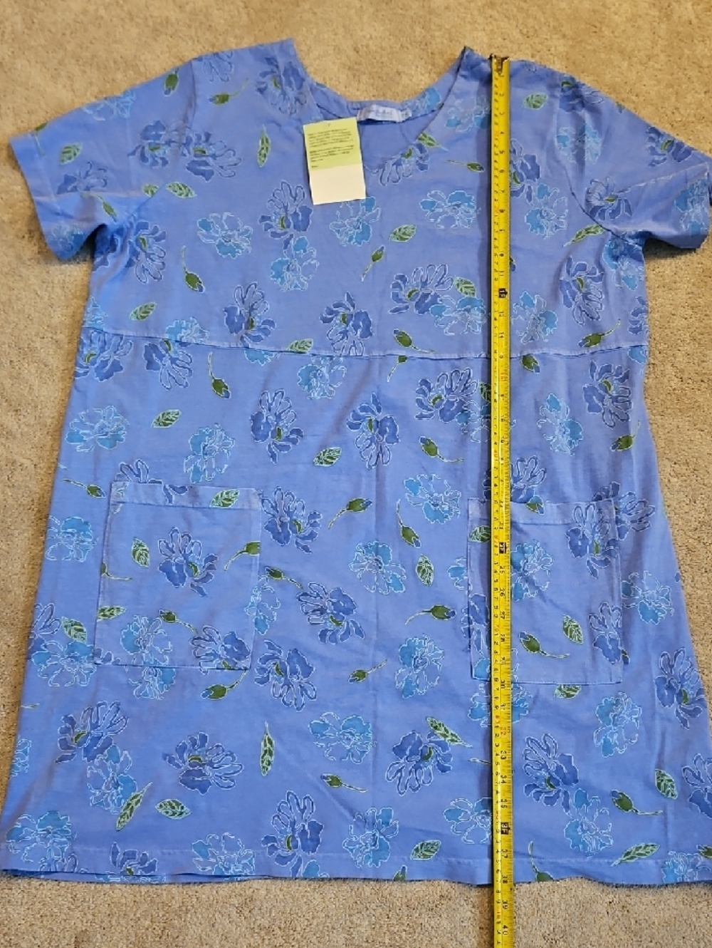 fresh produce Purple/Blue Floral Dress - Picture 8 of 11